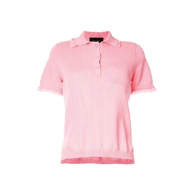 Shop Mr & Mrs Italy Polo Sweater In Rose