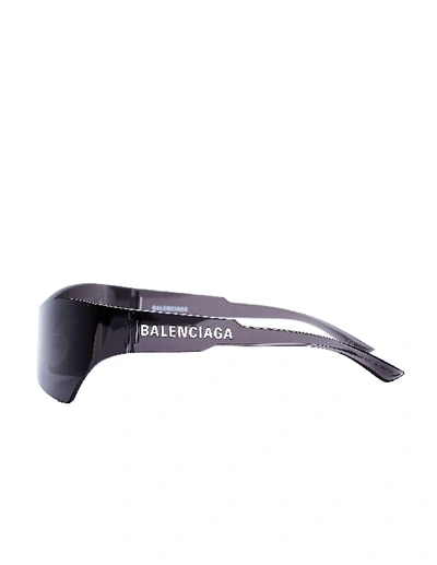 Shop Balenciaga Black Mono Cat Sunglasses