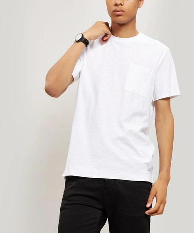 Shop Nn07 Aspen Cotton T-shirt In White