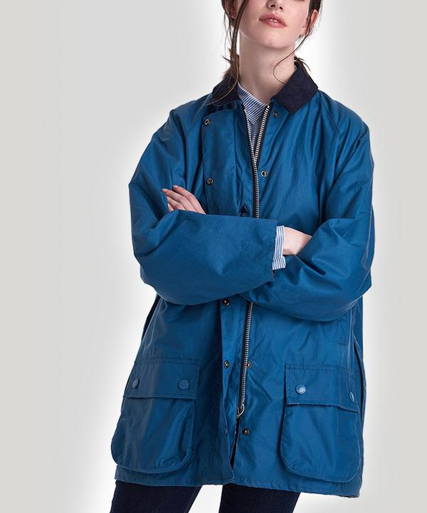 barbour blue jacket