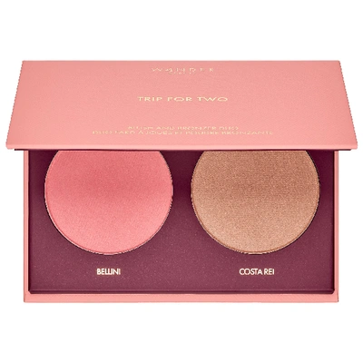Shop Wander Beauty Trip For Two Blush And Bronzer Duo Bellini/ Costa Rei 0.28 oz/ 8.0 G
