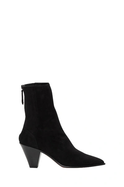 Shop Aquazzura Saint Honoré 70 Bootie In Nero