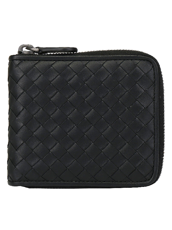 Bottega Veneta Zip Wallet In Black | ModeSens