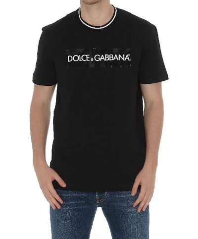 Shop Dolce & Gabbana Logo T-shirt In Black