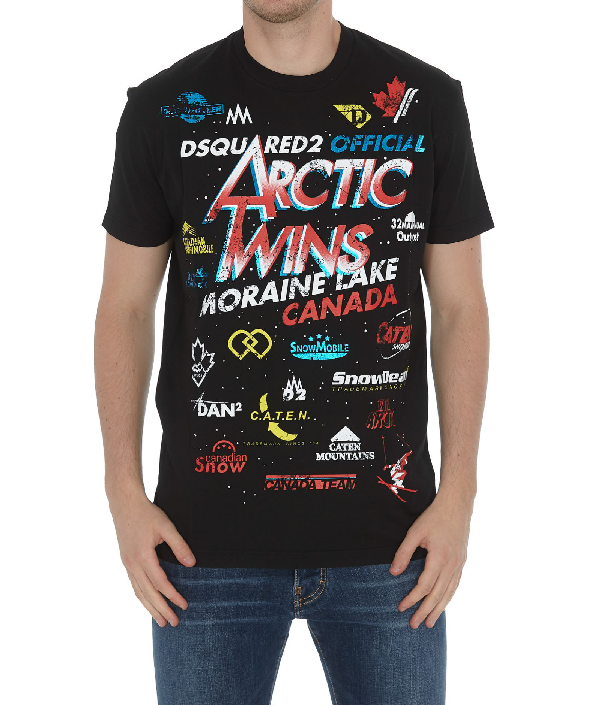 dsquared2 arctic twins t shirt