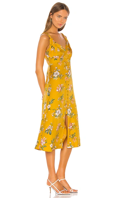 Shop Rebecca Taylor Lita Tie Dress In Marigold