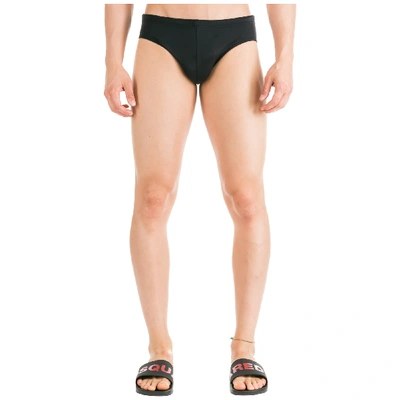 Shop Emporio Armani Men's Brief Swimsuit Bathing Trunks Swimming Suit In Black