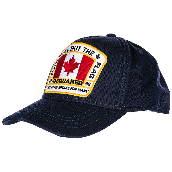 Dsquared2 Canadian Flag Baseball Cap In Blue | ModeSens