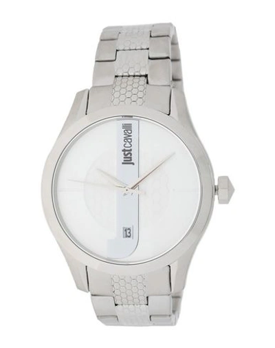 Shop Just Cavalli Wrist Watch In Silver