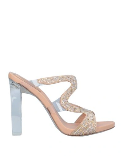 Shop René Caovilla Sandals In Light Pink