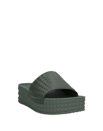 Shop Ash Sandals In Military Green