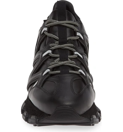 Shop Lanvin Runner Sneaker In Black/black