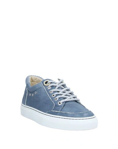 Shop Lorena Antoniazzi Sneakers In Slate Blue