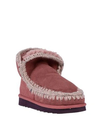 Shop Mou Ankle Boot In Mauve