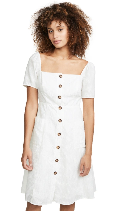 Shop Astr Ramona Dress In Off White