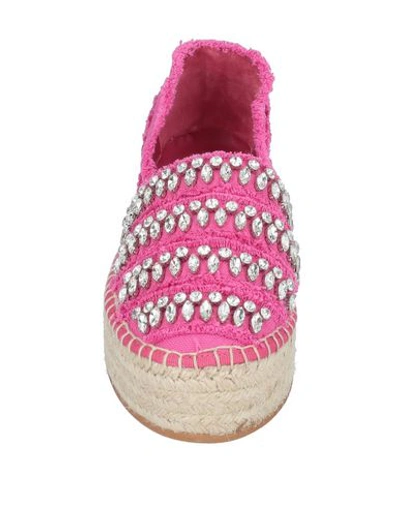 Shop Sebastian Espadrilles In Fuchsia