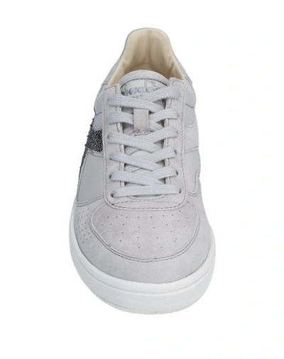 Shop Diadora Heritage B. Elite W Ita Woman Sneakers Grey Size 7 Soft Leather, Textile Fibers