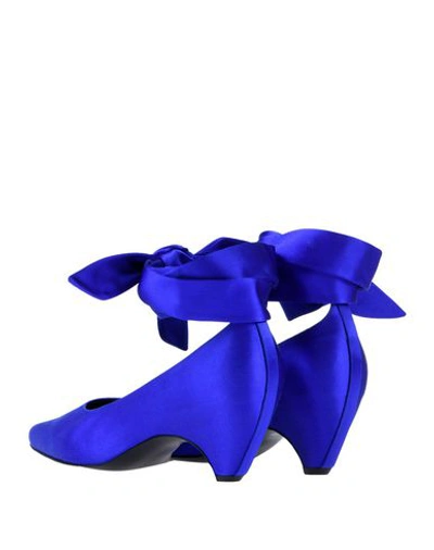 Shop Stella Mccartney Woman Pumps Bright Blue Size 5 Textile Fibers