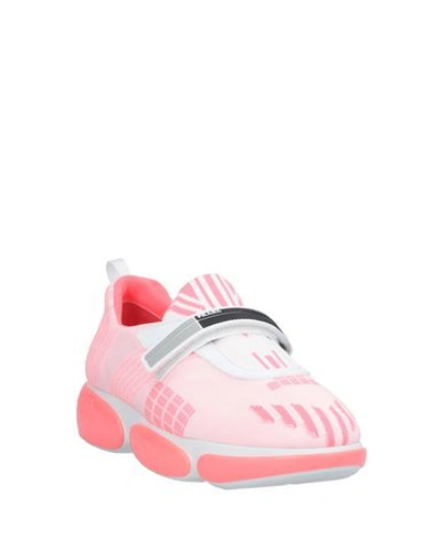 Shop Prada Sneakers In Pink