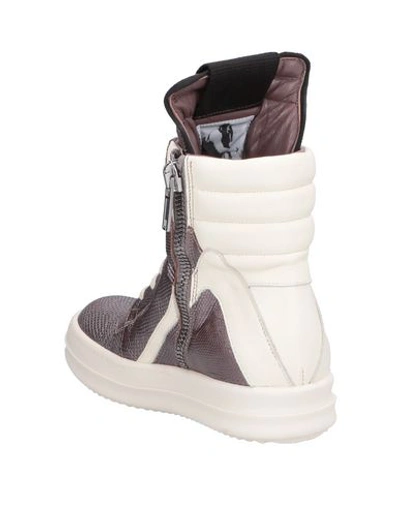 Shop Rick Owens Sneakers In Lead