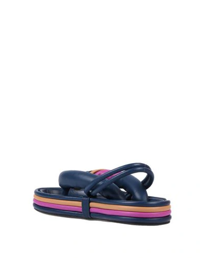 Shop Isabel Marant Toe Strap Sandals In Dark Blue