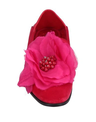 Shop Alexander Mcqueen Ballet Flats In Red