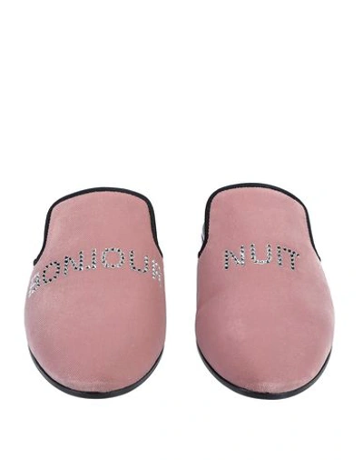 Shop Giuseppe Zanotti Mules And Clogs In Pastel Pink