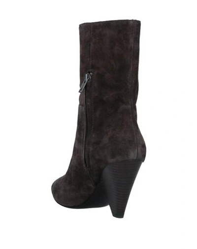 Shop Ash Ankle Boots In Dark Brown