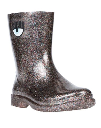 Shop Chiara Ferragni Ankle Boots In Silver