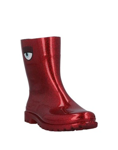 Shop Chiara Ferragni Ankle Boots In Red