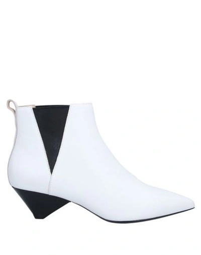 Shop Ash Ankle Boot In White