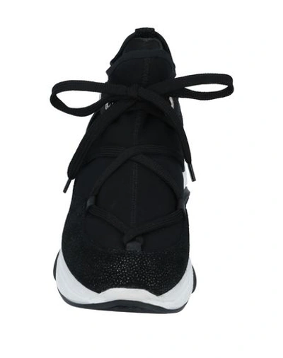 Shop Alberto Guardiani Sneakers In Black