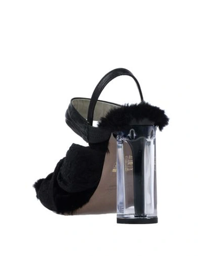 Malloni Sandals In Black