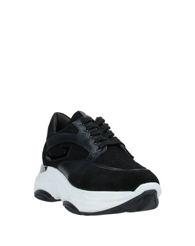 Shop Alberto Guardiani Sneakers In Black