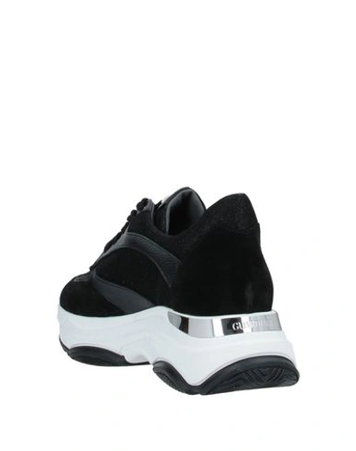 Shop Alberto Guardiani Sneakers In Black