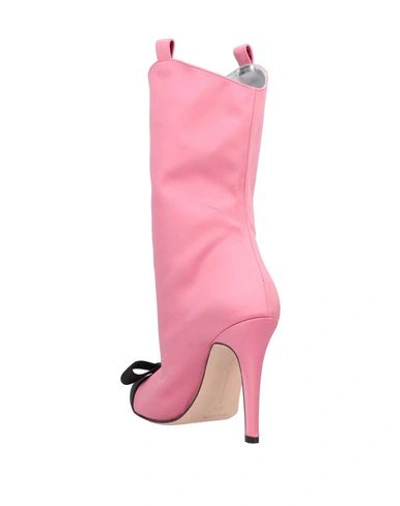 Shop Alessandra Rich Ankle Boot In Pink