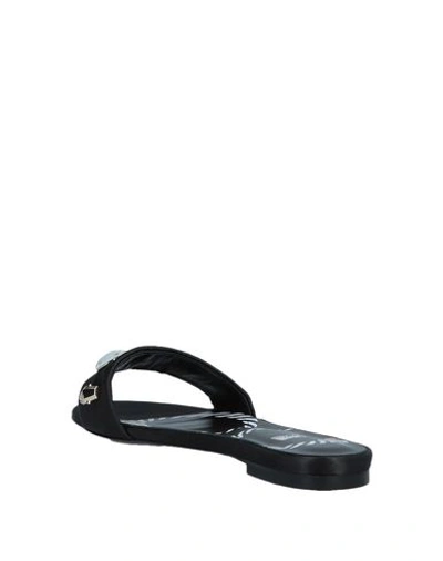 Shop Cavalli Class Sandals In Black