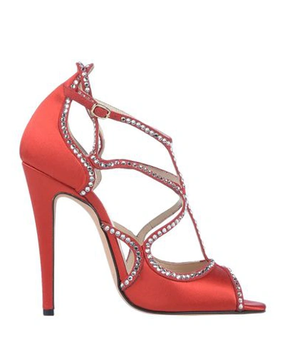 Shop Brian Atwood Pump In Red