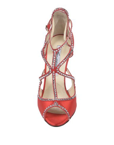 Shop Brian Atwood Pump In Red
