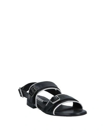 Shop Alberto Fermani Sandals In Black