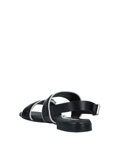 Shop Alberto Fermani Sandals In Black