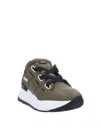 Shop Ruco Line Rucoline Woman Sneakers Military Green Size 5 Soft Leather