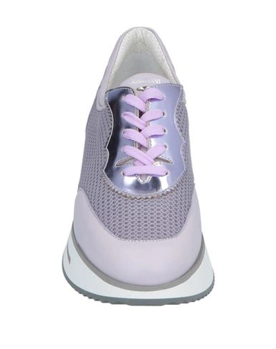 Shop Alberto Guardiani Sneakers In Lilac