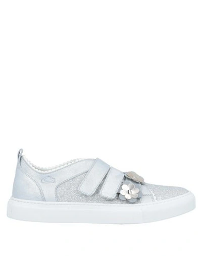 Shop Alberto Guardiani Sneakers In Light Grey