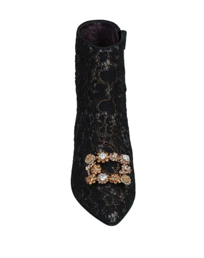 Shop Ras Woman Ankle Boots Black Size 8 Textile Fibers