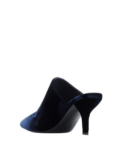 Shop Diane Von Furstenberg Mules & Clogs In Dark Blue
