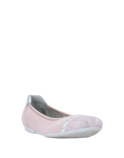 Hogan Ballet Flats In Pink