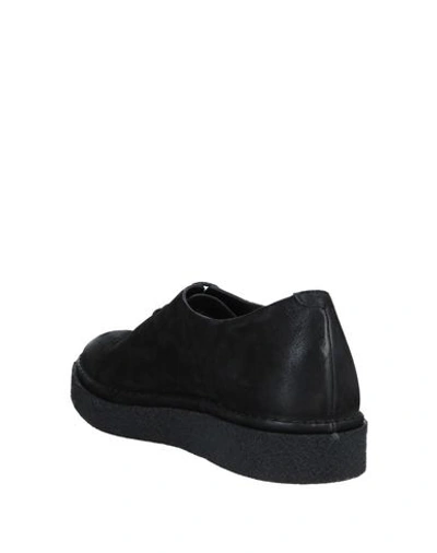 Shop Del Carlo Lace-up Shoes In Black