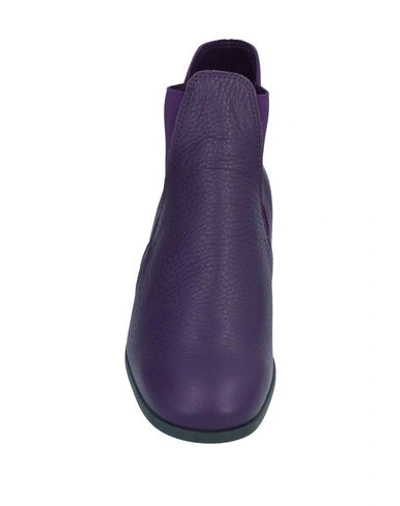 Shop Arche Ankle Boots In Dark Purple