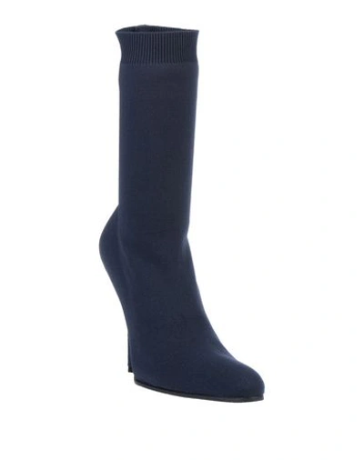 Shop Balenciaga Ankle Boots In Dark Blue